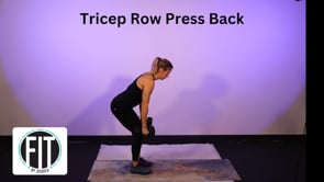 Tricep Row Press Back