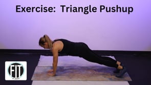 Triangle Pushup