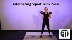 Alternating Squat Turn Press