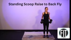 Standing Scoop Raise to Back Fly