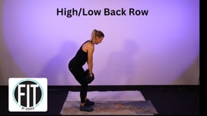 High/Low Back Row