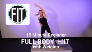 15 Minute Total Body HIIT with Weights for Beginners