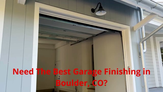 ⁣Two Aspens Builders - Garage Finishing in Boulder, CO