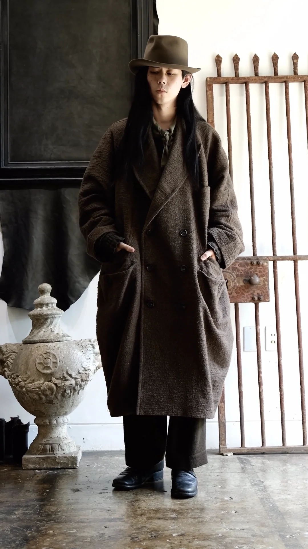 0M2431109. Oversized Double Breast Coat. ZIGGY CHEN 0M2431109. Oversized Double Breast Coat. ZIGGY CHEN