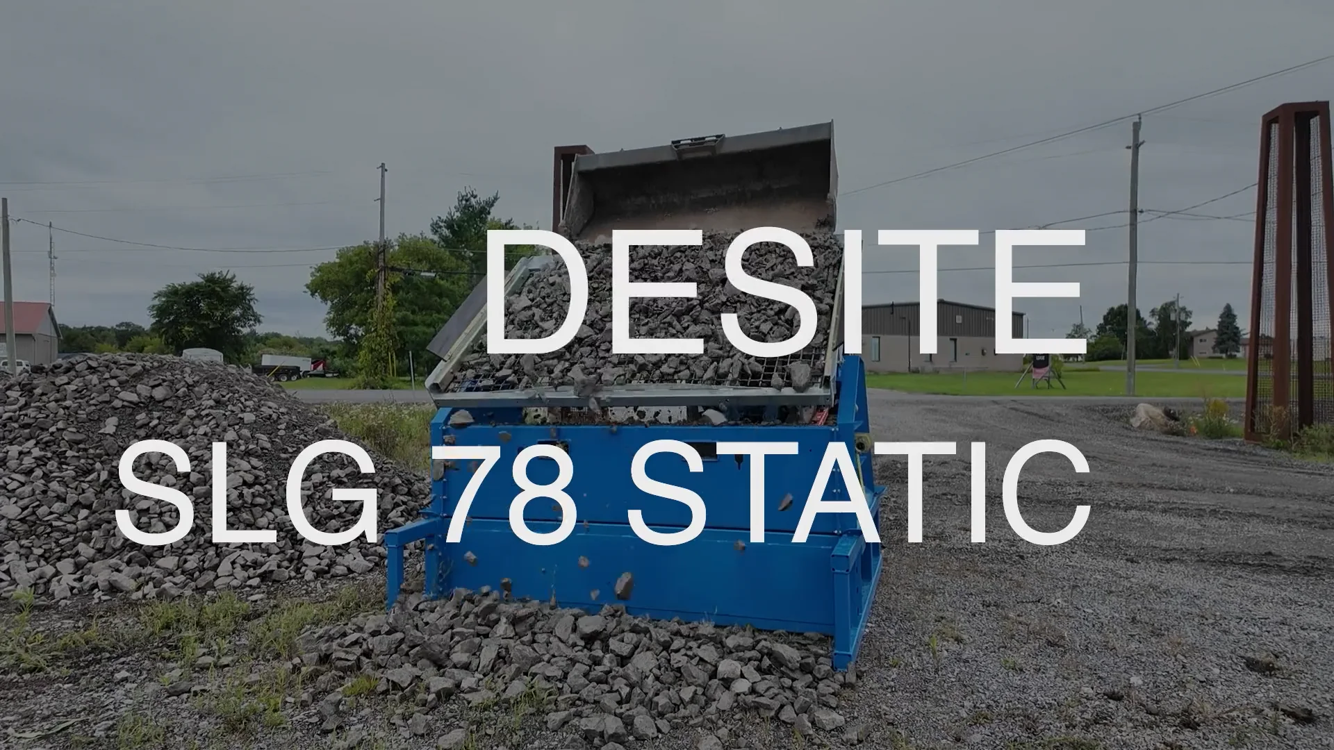 SLG-78 STATIC Grizzly Screener | Topsoil Screening Equipment