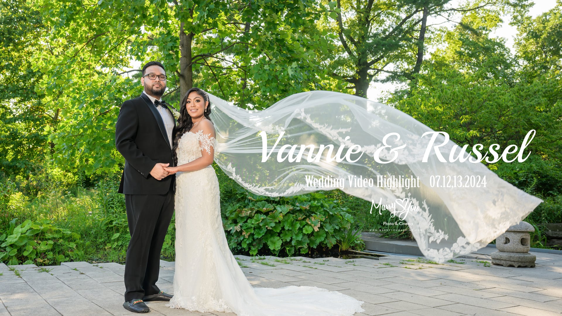 07.12,13.2024 Vannie & Russel wedding highlight video