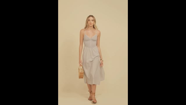 VESTIDO ROSIE MIDI                                                                                   AZUL BEBE
