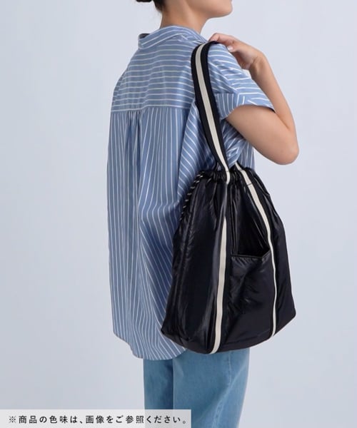 一部店舗限定/ラインテープ巾着トート/128845 | [公式 一部店舗限定/ラインテープ巾着トート/128845 | [公式