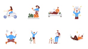 Animated Life Illustration Set, a Person Illustration by Vectors Market (Thumbnail 4 of 4)