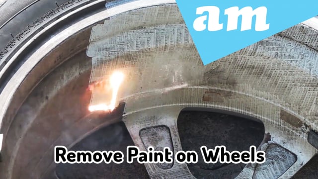 Remove Paint on Wheels, Repaint Preparation Easy with RustOff Fiber Laser Cleaner