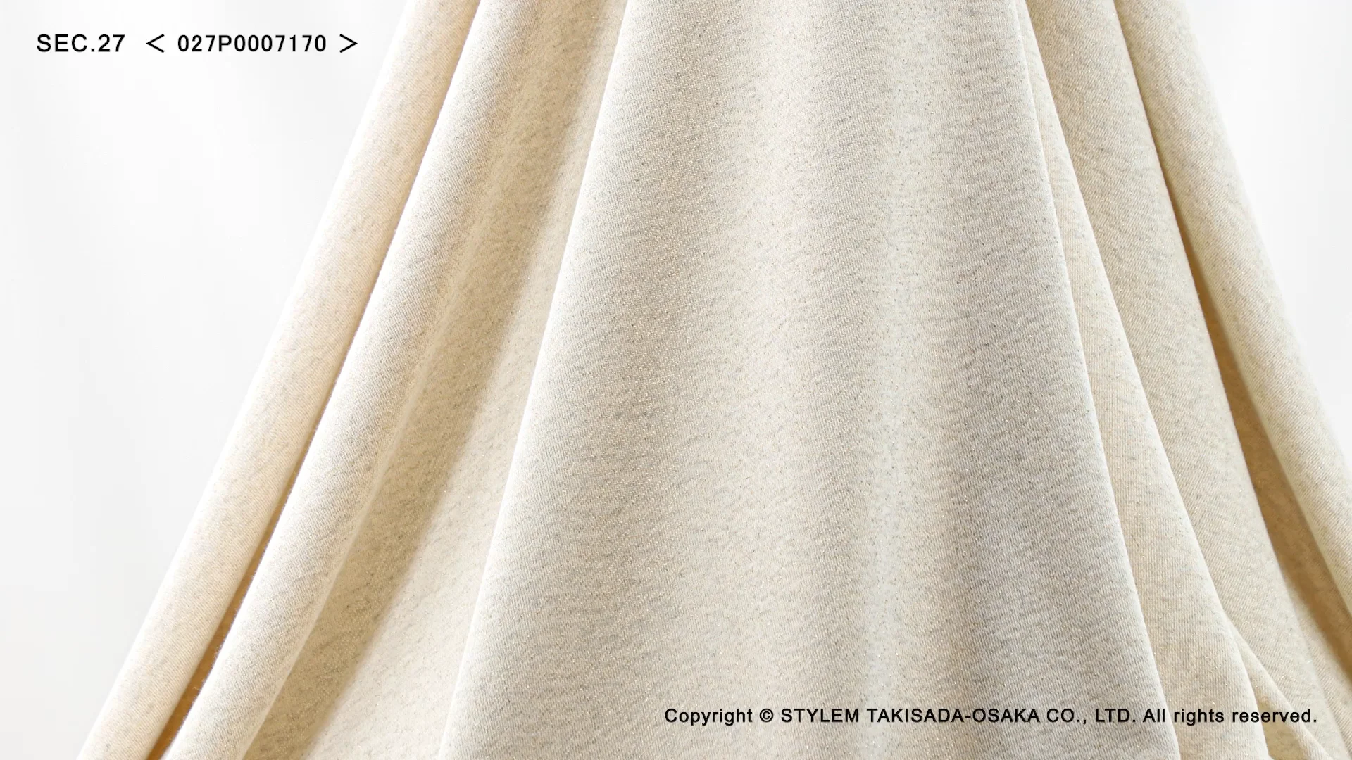ポンドR 30/10国産ラメ裏毛 TOPG[027P0007170] | STYLEM FABRIC