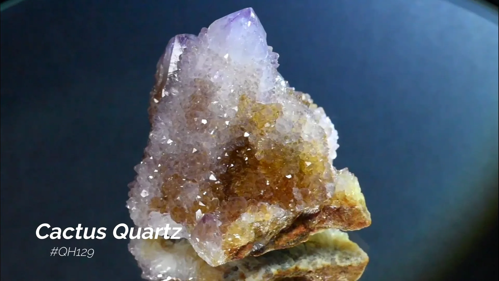 クラスターカクタスアメジスト 　　　　　　カクタス水晶カクタスクオーツサボテン サボテンアメジスト（カクタスクォーツ） クラスター 102g #QH129