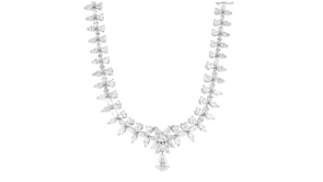 36.00 ct. t.w. Multi-Shaped Lab-Grown Diamond Necklace in 14kt White Gold