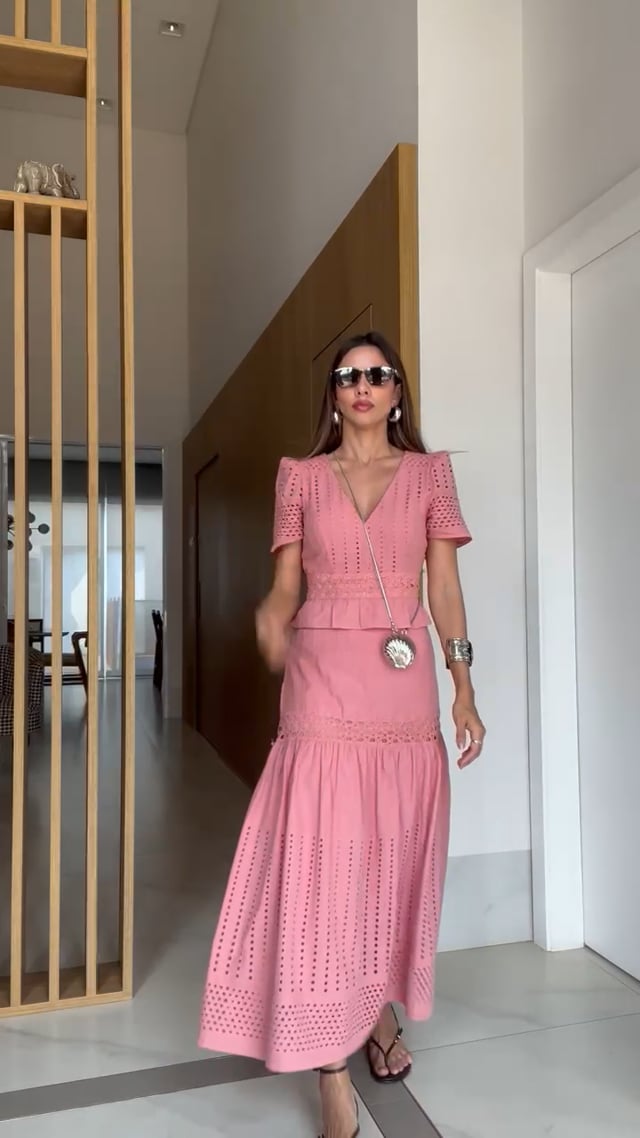 Vestido Peplum Odette Rose | Delight Store
