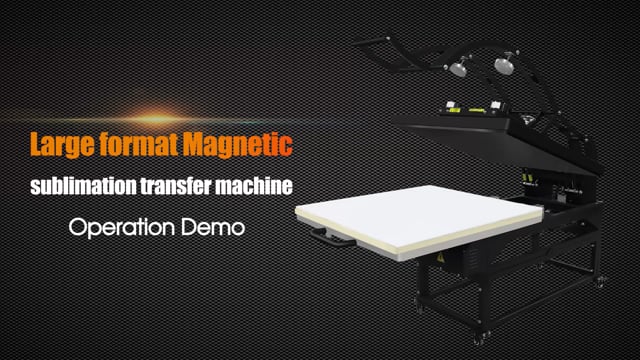 100x100cm Magnetic automatic open heat press machine