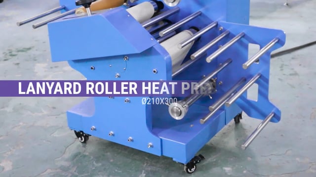 210x300 Mini small roller lanyard heat press machine