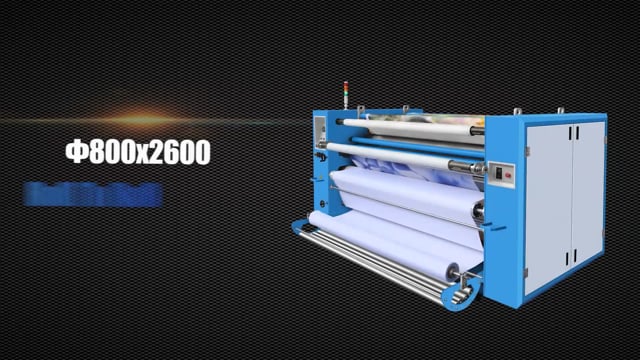 800x2600 roll to roll heat transfer machine calendar machine