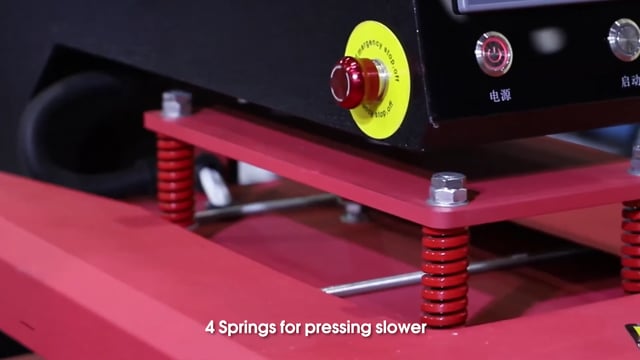 Luxury pneumatic double station heat press machine heat transfer machine
