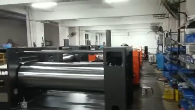 Roller machine producing in the workshop