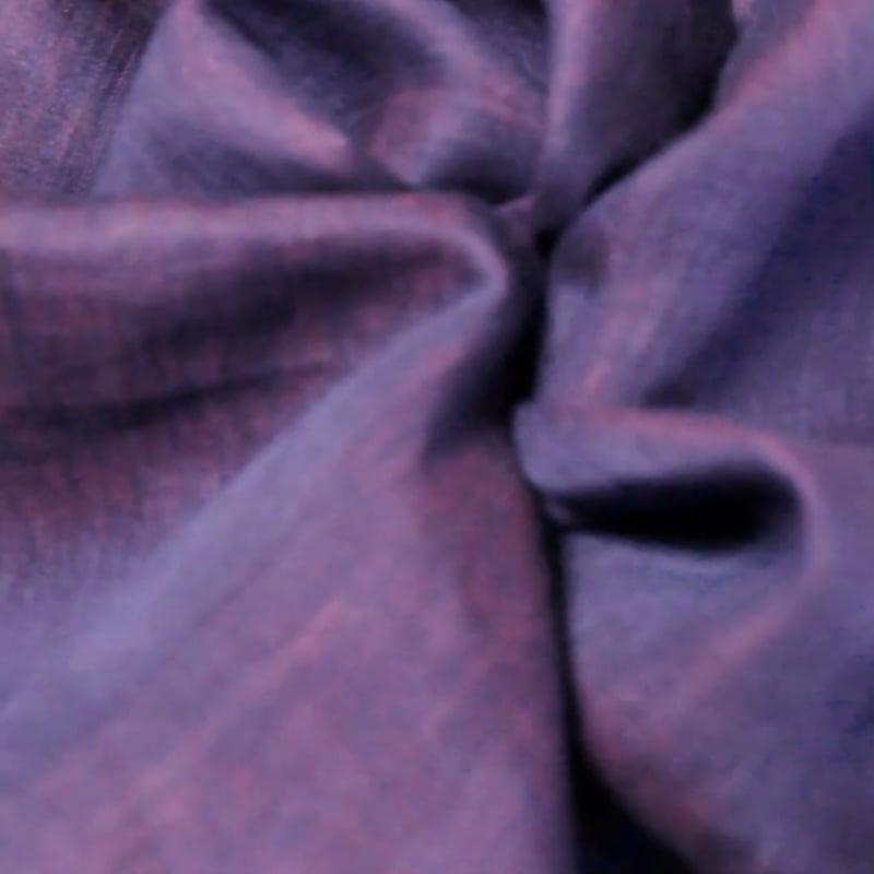 Vidéo: Étoffe 100% lin fil à fil - Bleu et rose (Coupon de 2,2 mètres)