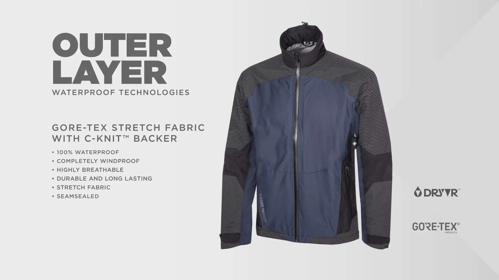 GORE-TEX STRETCH WITH C-KNIT™ BACKER – Galvin Green