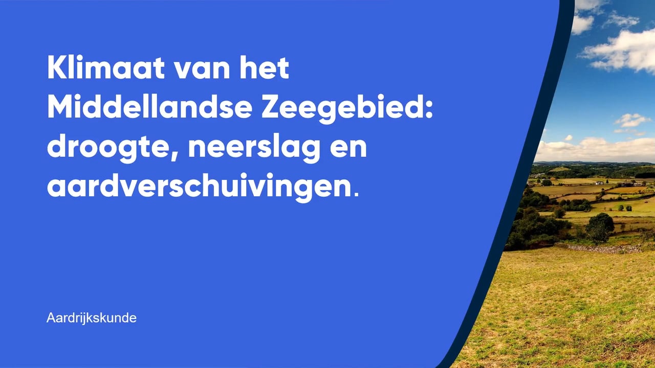 Klimaat van het Middellandse Zeegebied droogte neerslag aardverschuivingen 2