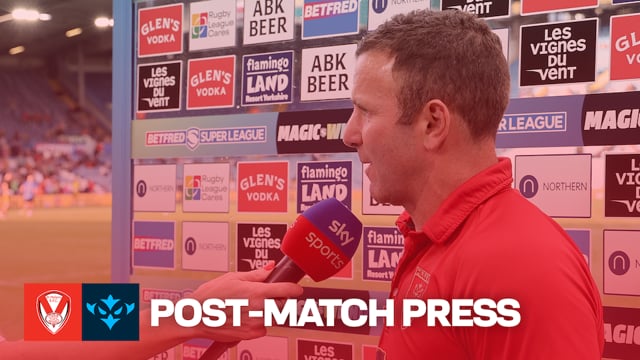 POST-MATCH PRESS: Willie Peters talks to the press after huge win