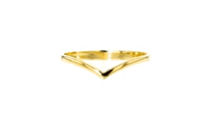 18kt Gold Vermeil Chevron Ring