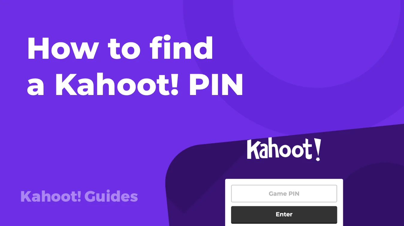 Kahoot! game PIN: how to find Kahoot! PIN – Kahoot! Help 