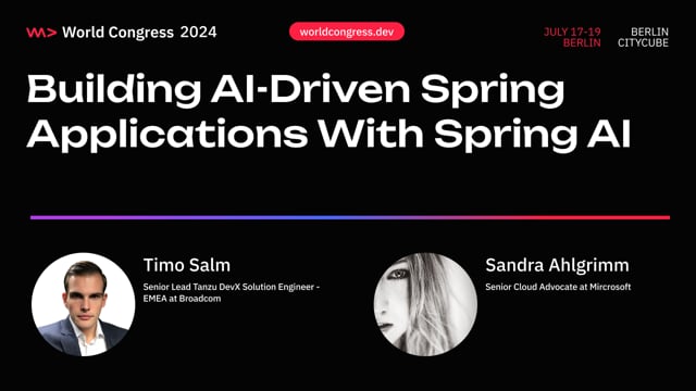 Building AI-Driven Spring Applications With Spring AI