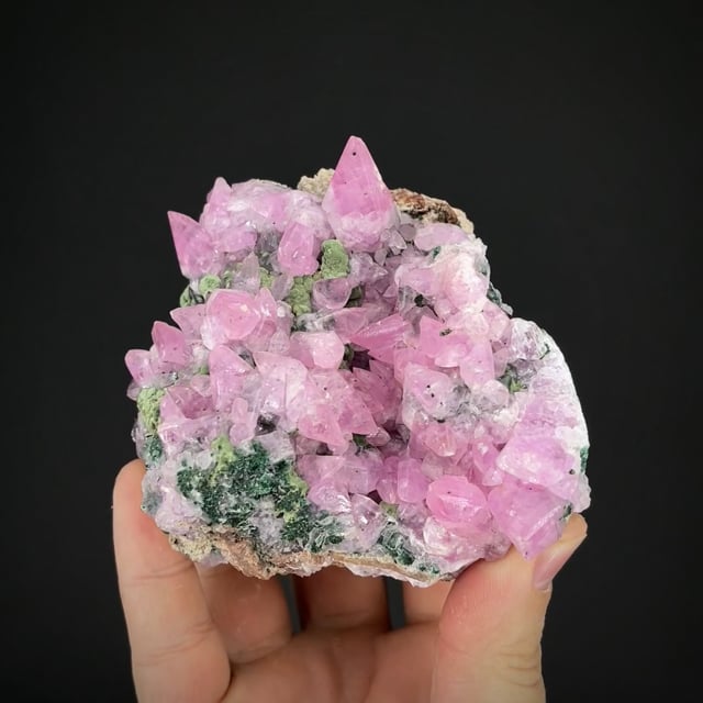 Cobaltian Calcite with Kolwezite