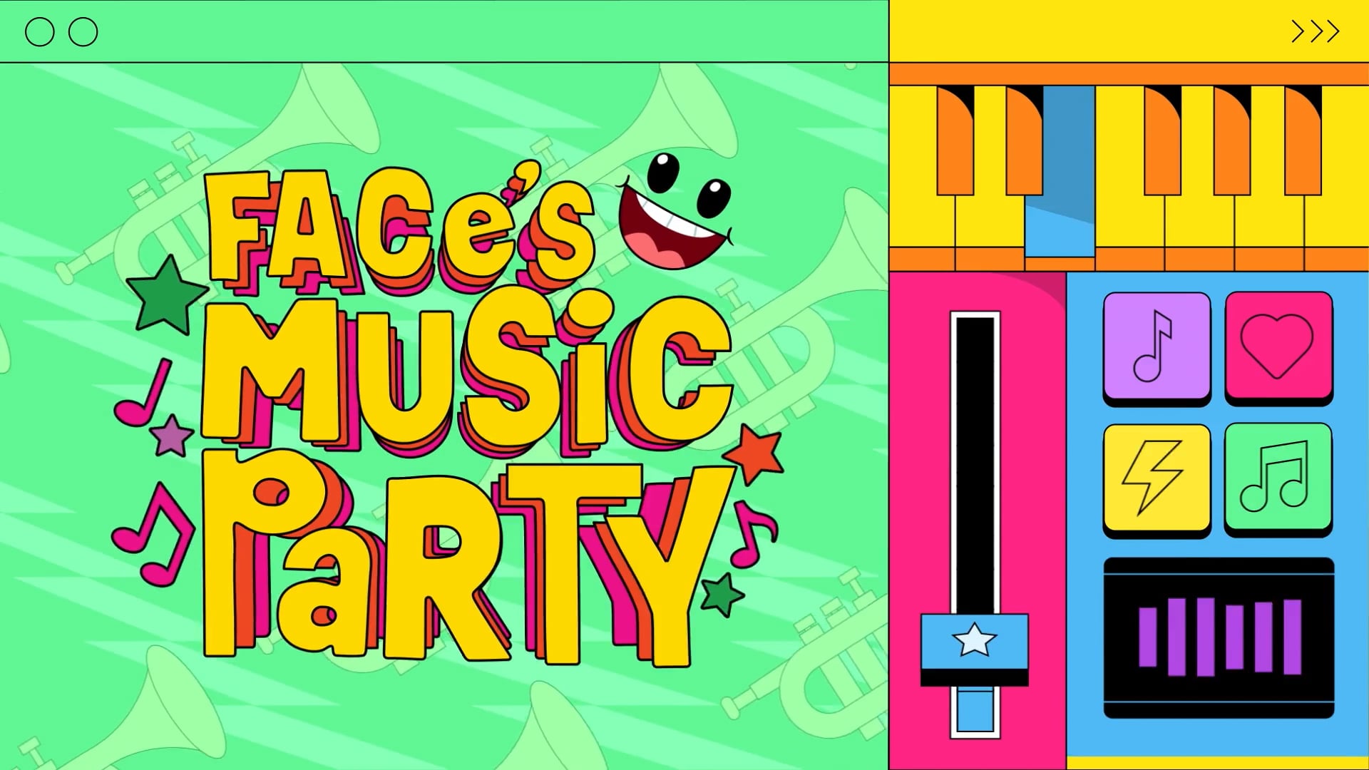 Face's Music Party Graphics Package