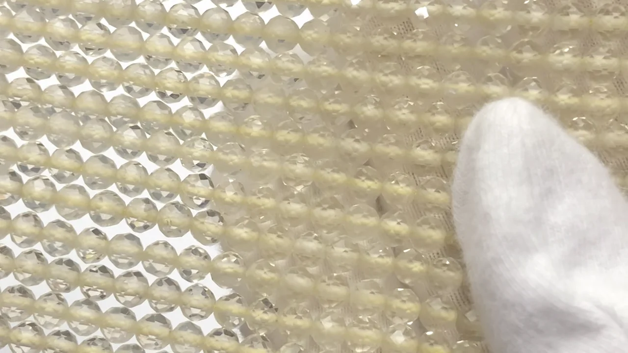 レモンクォーツ （産地・ブラジル） ラウンドカット4mm ｜天然石ビーズ