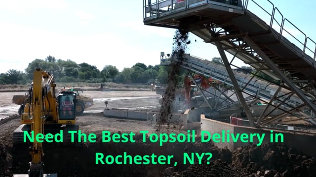 ⁣Bulk Topsoil Delivery in Rochester, NY