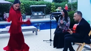 Trío rumbas, flamenquito y flamenco en Cóctel