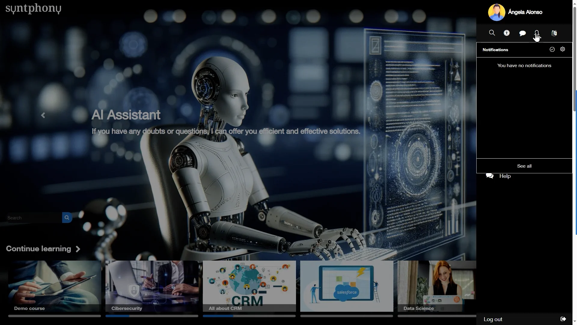 Demo Syntphony Learning Tech