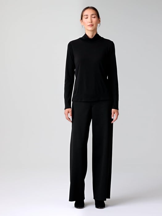 Stretch Silk Jersey Turtleneck Top | EILEEN FISHER Stretch Silk Jersey Turtleneck Top | EILEEN FISHER