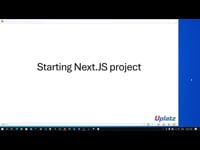 Starting Next.js Project