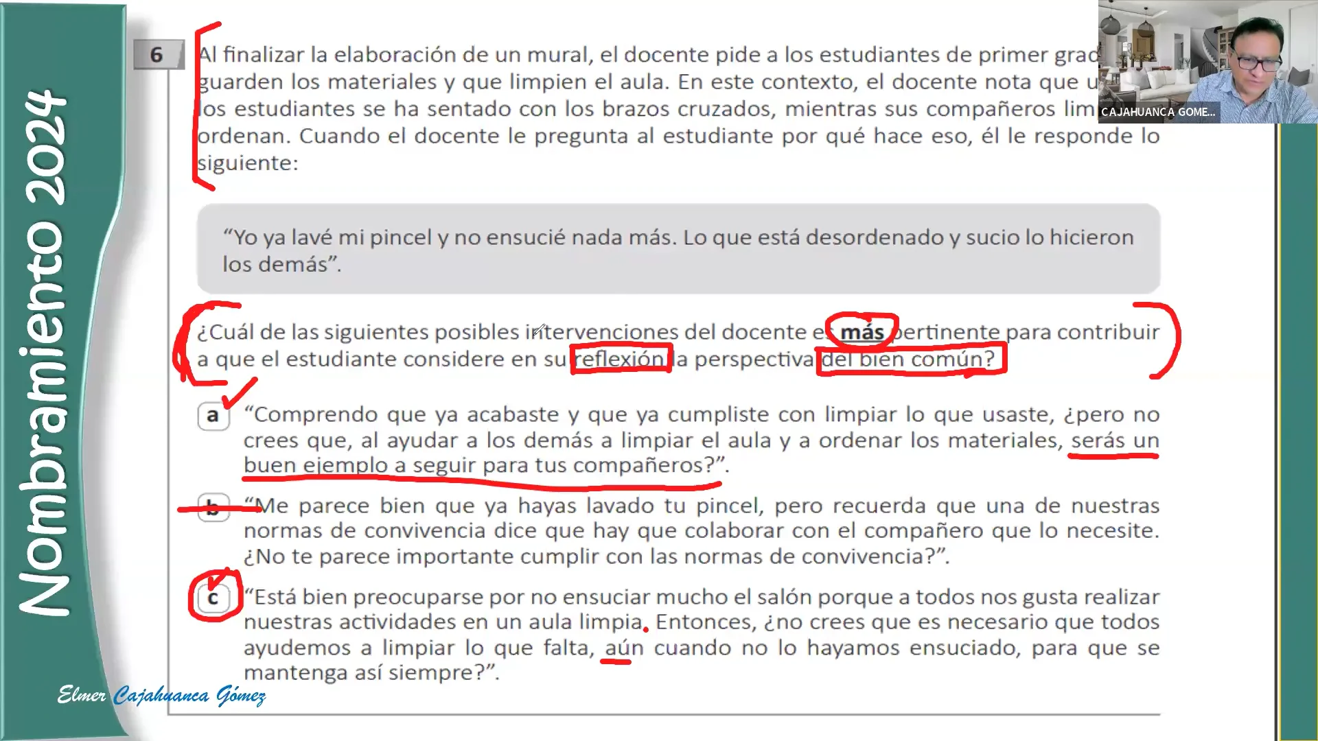 SESION 06 - CASUISTICA ESPECIALIDAD PRIMARIA_ELMER CAJAHUANCA