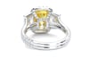 Lab Grown Diamond Yellow &amp; White Diamond Engagement Ring in Platinum &amp; 18K Yellow Gold &#40;5 ct. tw.&#41;