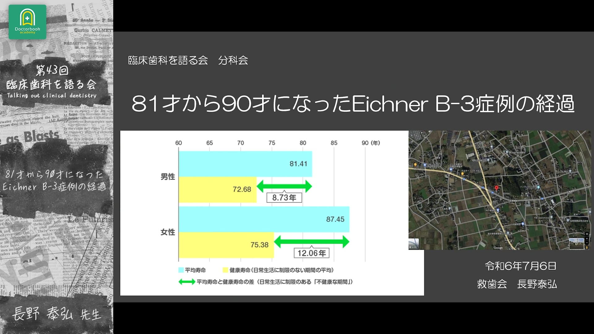 81才から90才になったEichner B-3症例の経過 長野恭弘先生