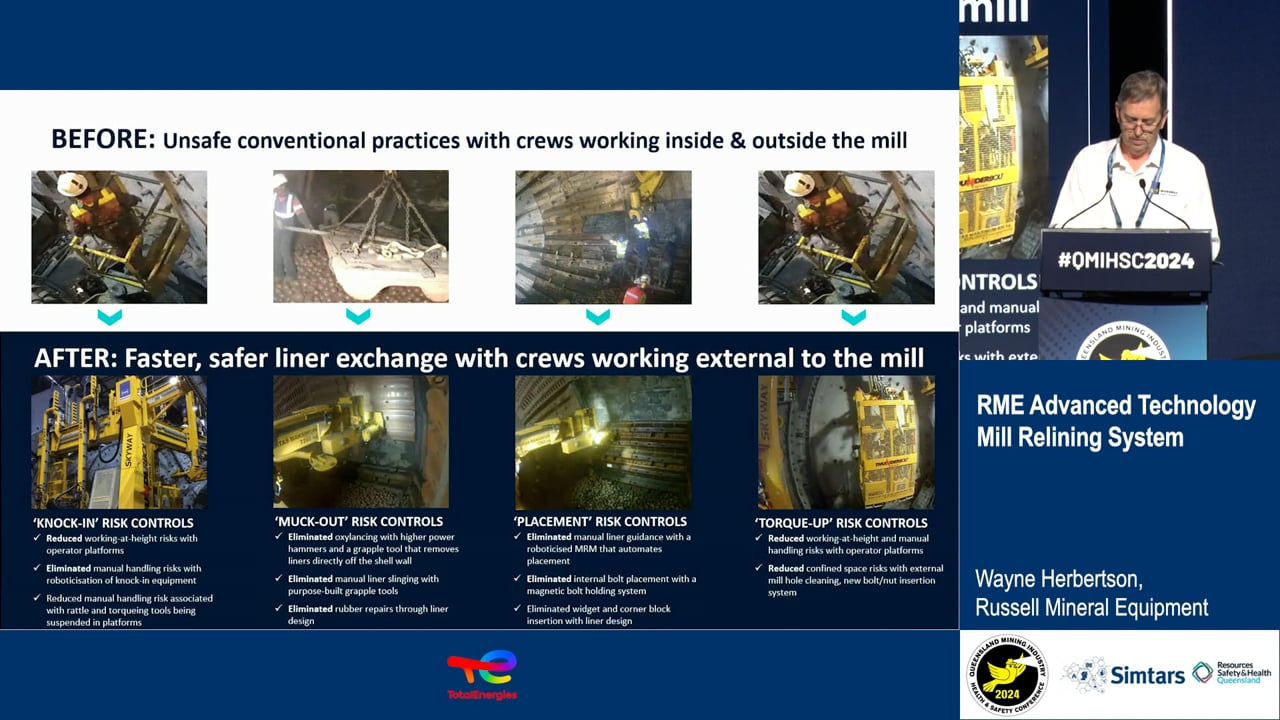 Herbertson - RME Advanced Technology Mill Relining System