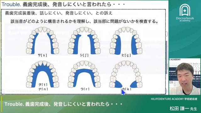 Trouble. 義歯完成後、発音しにくいと言われたら・・・