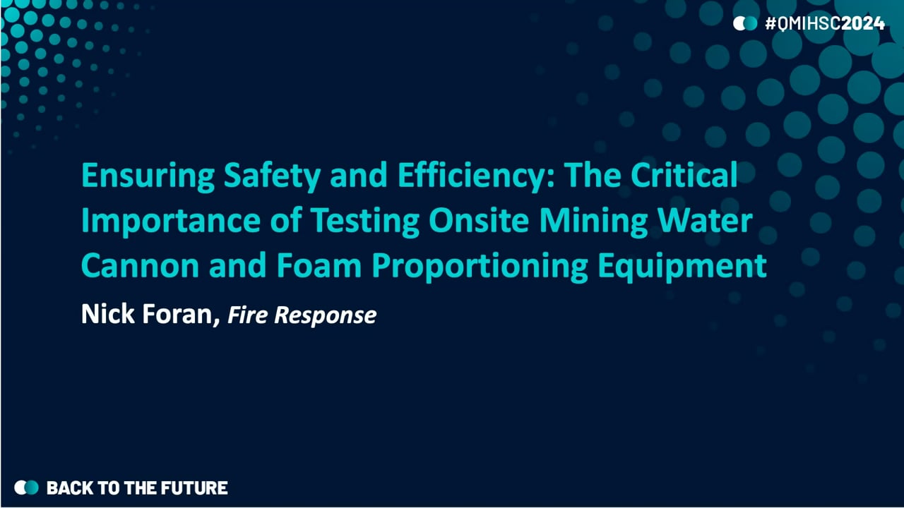 Foran - Ensuring Safety and Efficiency: The Critical Importance of Testing Onsite Mining Water Cannon and Foam Proportioning Equipment