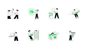 Product Marketing Illustration Set, a Person Illustration by Vectors Market (Thumbnail 7 of 7)