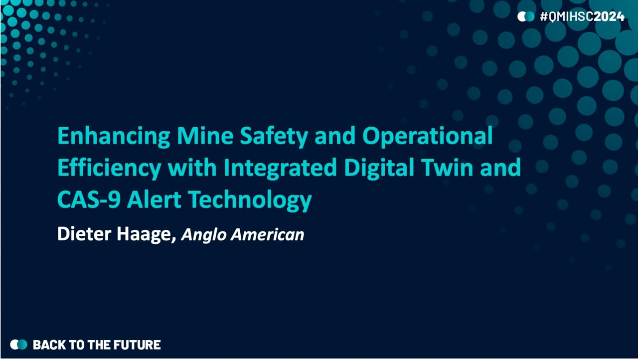 Haage - Enhancing Mine Safety and Operational Efficiency with Integrated Digital Twin and CAS-9 Alert Technology