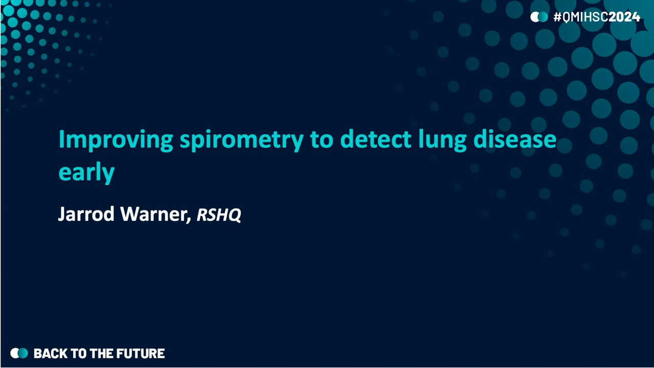 Warner - Improving spirometry to detect lung disease early