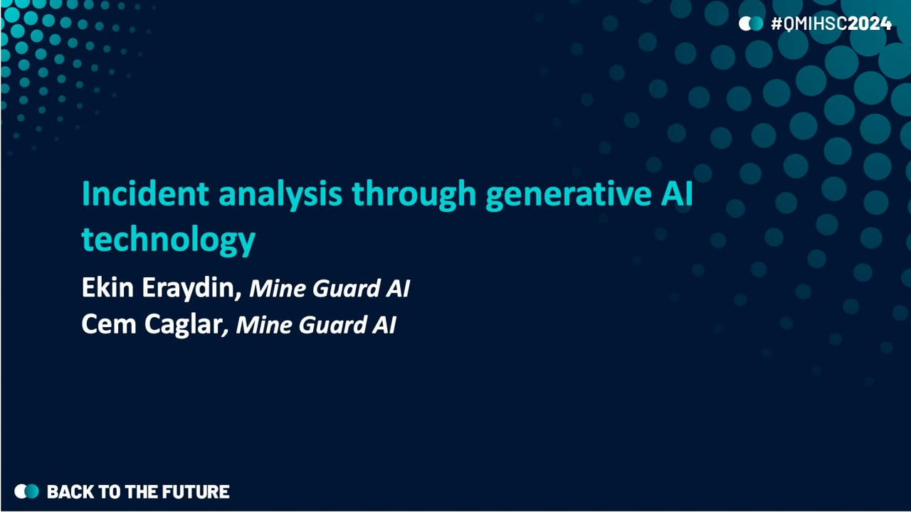 Eraydin/Caglar - Incident analysis through generative AI technology