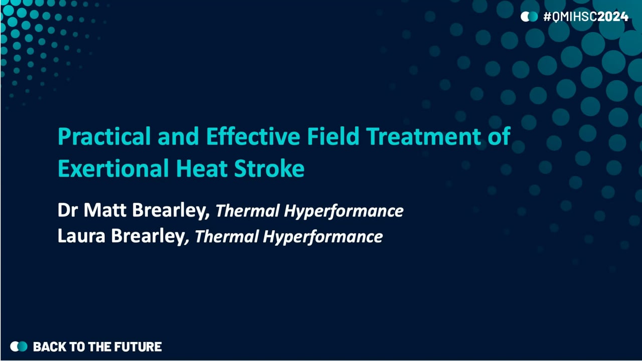 Brearley/Brearley - Practical and Effective Field Treatment of Exertional Heat Stroke