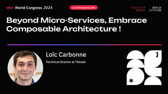 Beyond micro-services, embrace composable architecture !